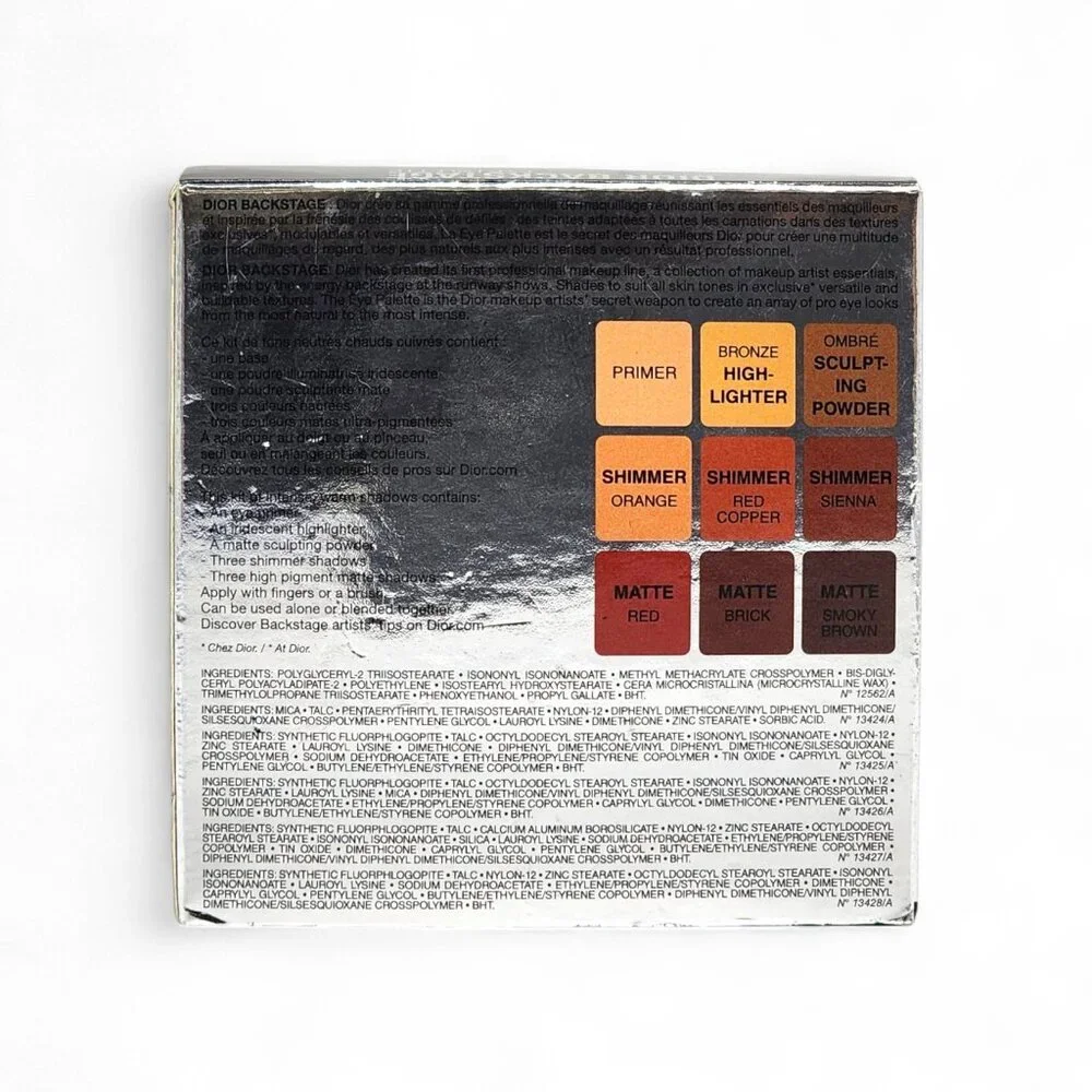 ​Dior Backstage Eye Palette 003 Amber Neutrals 10g 0.35oz